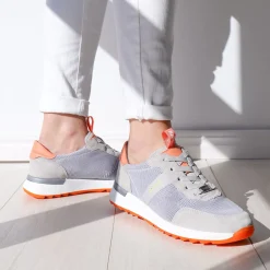 33901 Grey And Peach