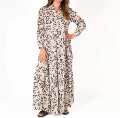 Callista Ecru Leopard