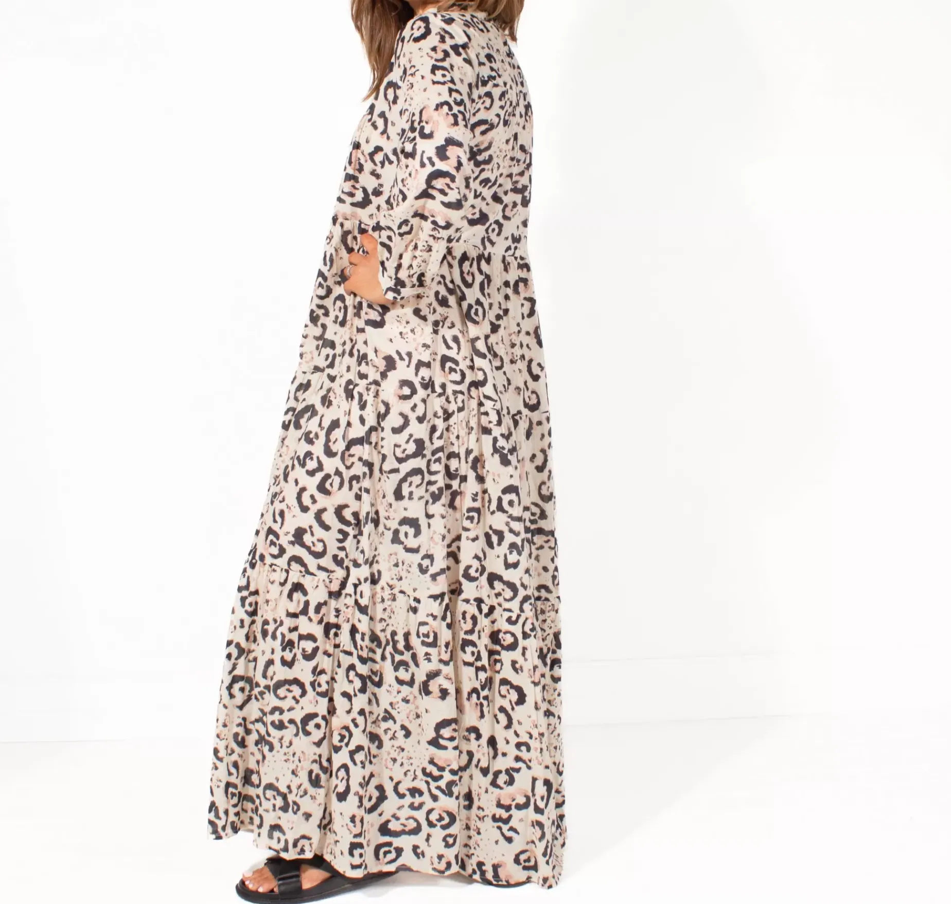 Callista Ecru Leopard