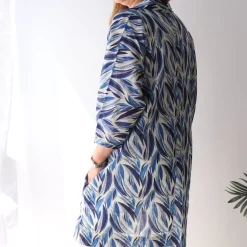 Chris Blue Multi Leaf
