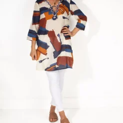 Claudette Navy/Tan