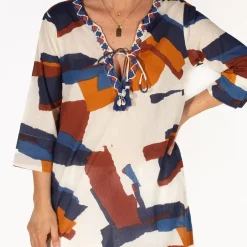 Claudette Navy/Tan