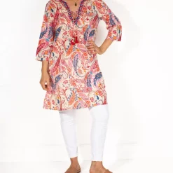 Claudette Pink Paisley