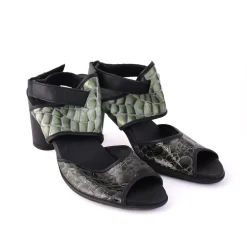 Leiga Green Croc